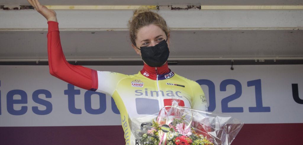 Volg hier de vierde etappe van de Simac Ladies Tour 2021