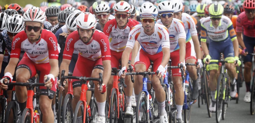 André Carvalho (Cofidis) loopt blessure op na val in Druivenkoers