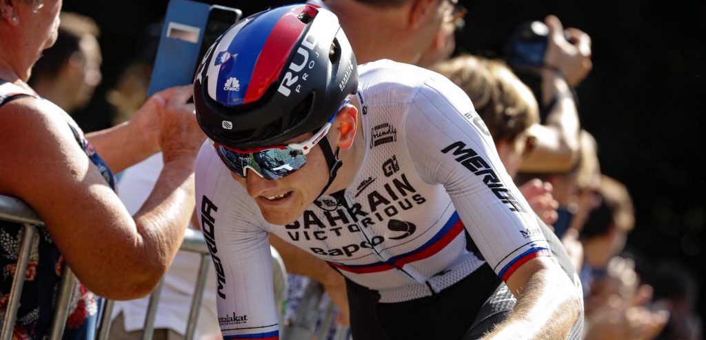 Matej Mohoric dacht niet aan eindzege: “De voorsprong van Colbrelli was te groot”