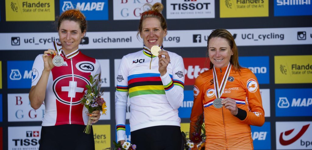 Het WK-podium tijdrijden 2021