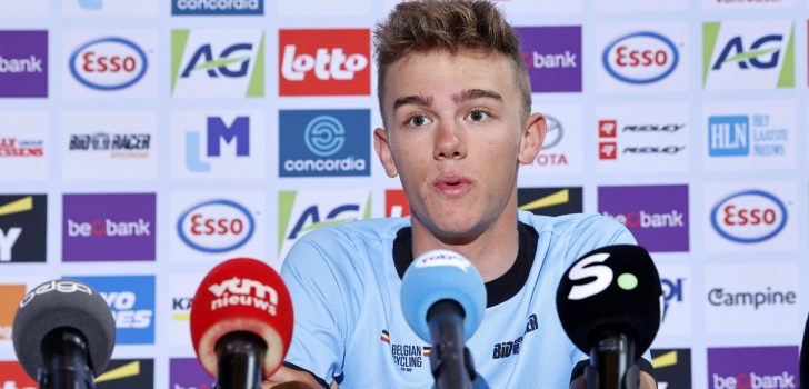 Thibau Nys zesde in beloften-WK: “Het was meer kruipen dan sprinten”