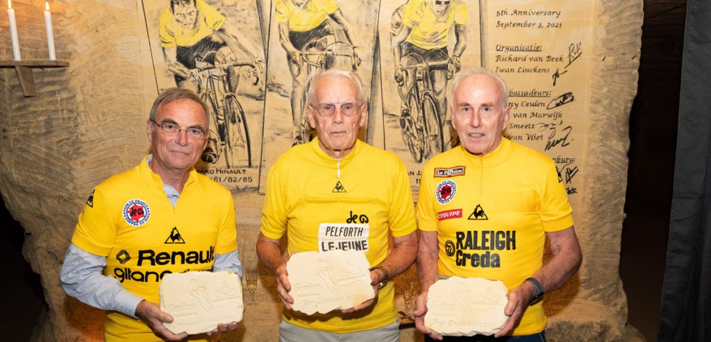 Janssen, Zoetemelk en Hinault met wandtekening vereeuwigd in grotten Valkenburg