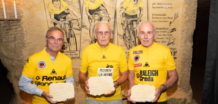 Janssen, Zoetemelk en Hinault met wandtekening vereeuwigd in grotten Valkenburg