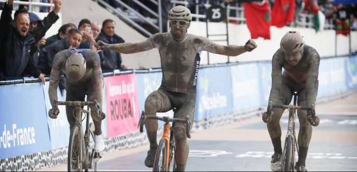 Sonny Colbrelli verslaat Florian Vermeersch en Mathieu van der Poel in heroïsche Parijs-Roubaix