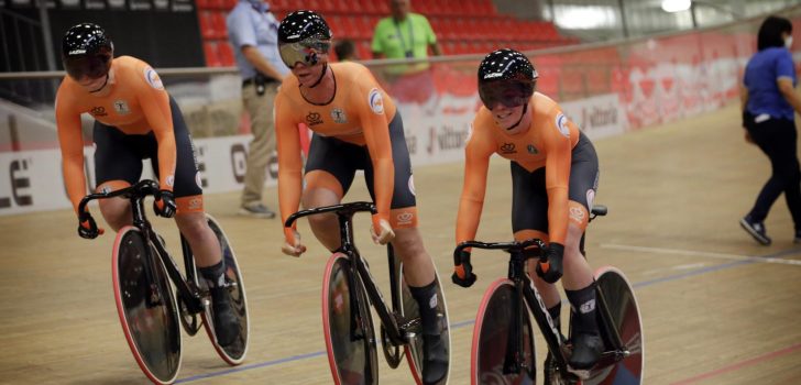 EK Baan: Nederlandse baanrensters pakken goud op teamsprint