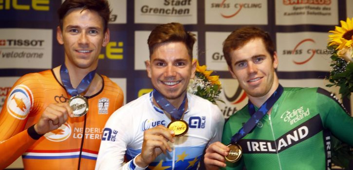 EK Baan: Vincent Hoppezak verrast met zilver op de Scratch