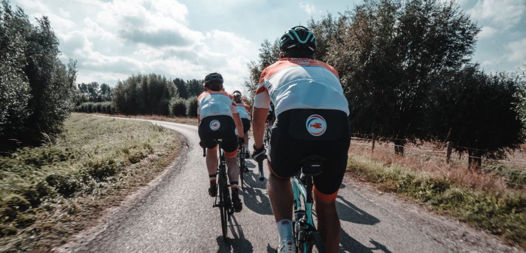Op de fiets naar het WK in Leuven met het Oranje Peloton