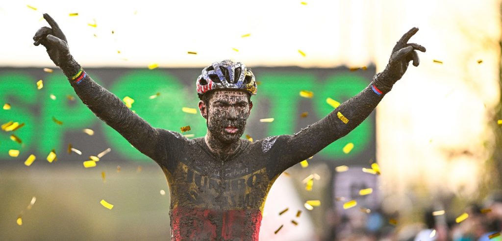 Wout van Aert degradeert de tegenstand in Boom bij terugkeer in het veld