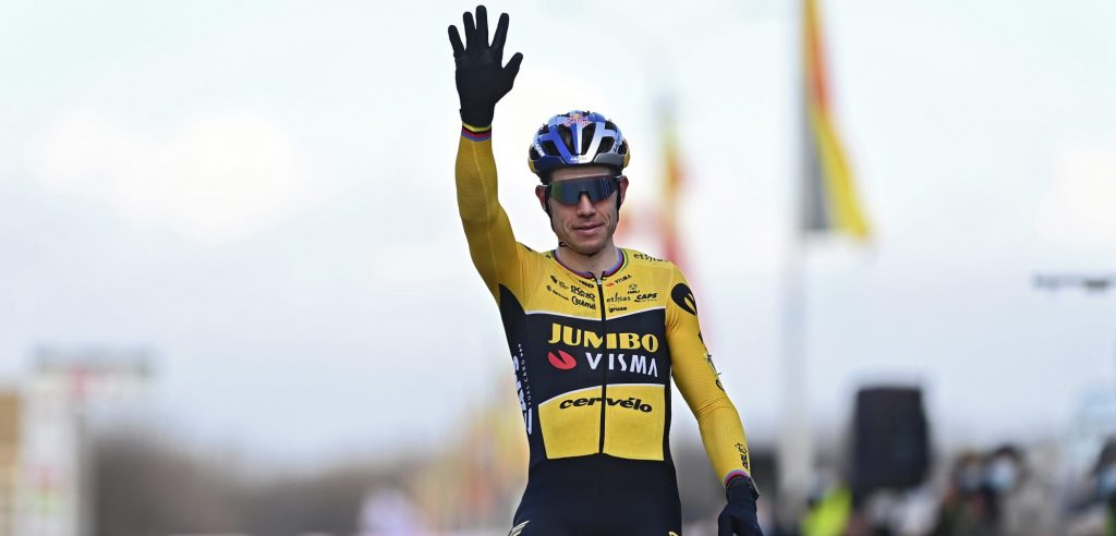 Superieure Wout van Aert sluit zijn winter af met goud op BK veldrijden