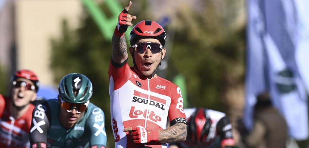 Caleb Ewan is meteen op de afspraak in Saudi Tour