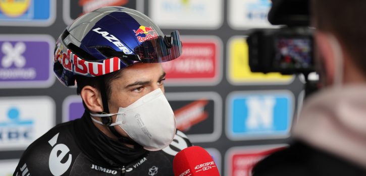 Wout van Aert voor start: “Eerder gesloten koers door tegenwind in finale”