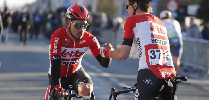 Caleb Ewan tweede in Kuurne: “Had de jump niet om Jakobsen te verslaan”