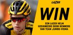 Raad de handtekeningen van de Jumbo-Visma-renners en maak kans op een Lazer-helm
