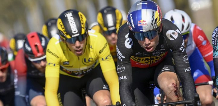 Geen zorgen bij Jumbo-Visma na val Wout van Aert