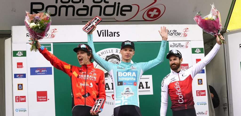 Gino Mäder verovert podiumplaats in Romandië: “Dit voelt als de volgende grote stap”