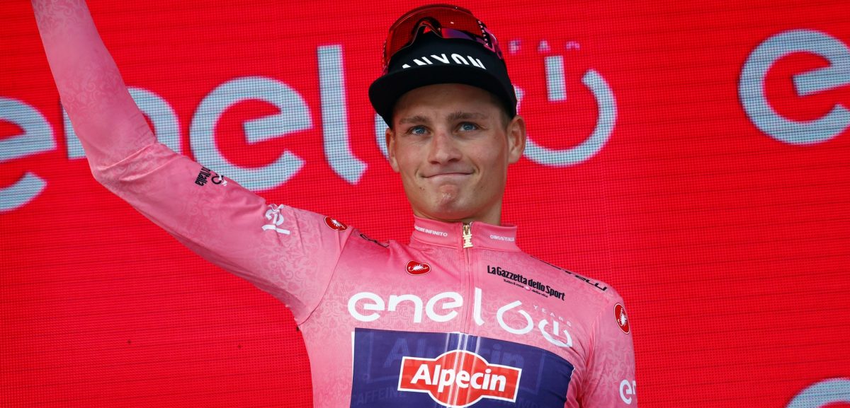 Giro 2022: Mathieu van der Poel is de tiende Nederlander in de roze trui