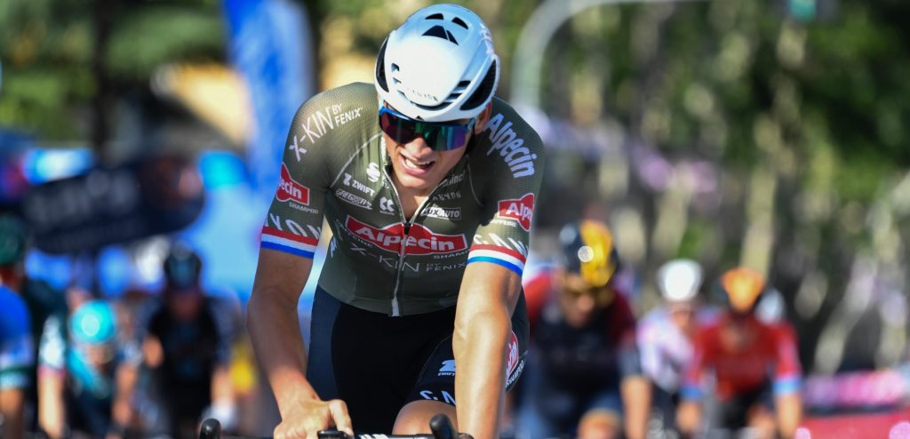 Mathieu van der Poel geklopt door Biniam Girmay: “Bij mij was het een beetje op”