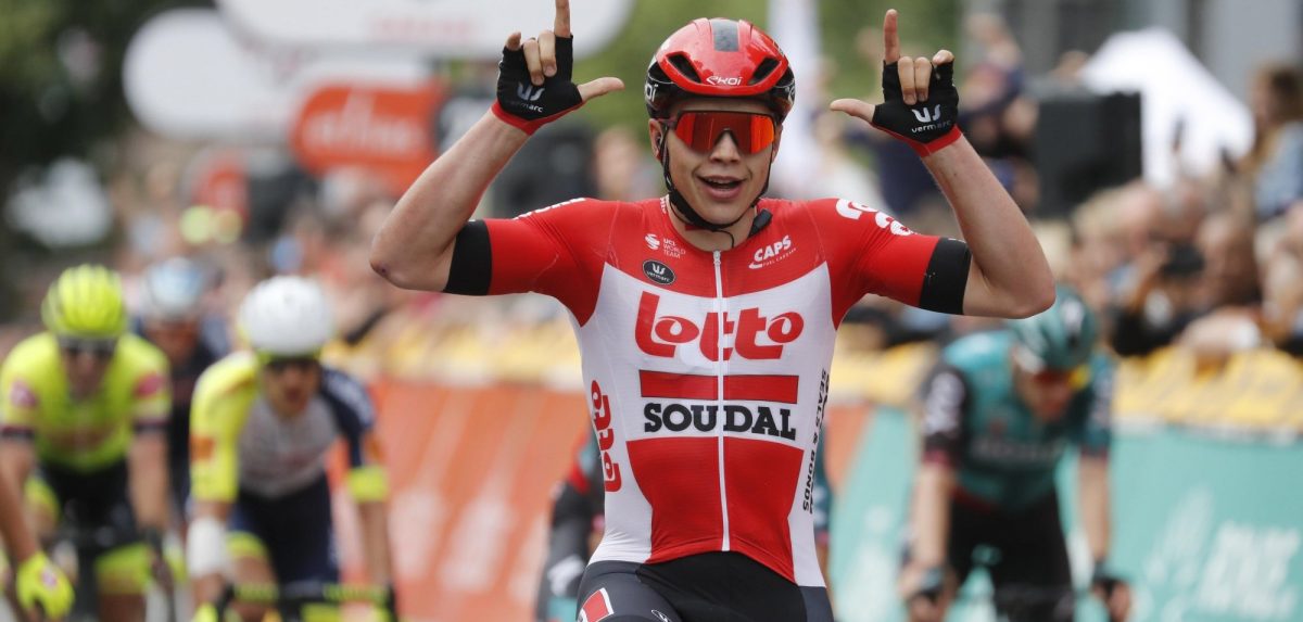 Arnaud De Lie tekent verbeterd contract bij Lotto Soudal tot eind 2024