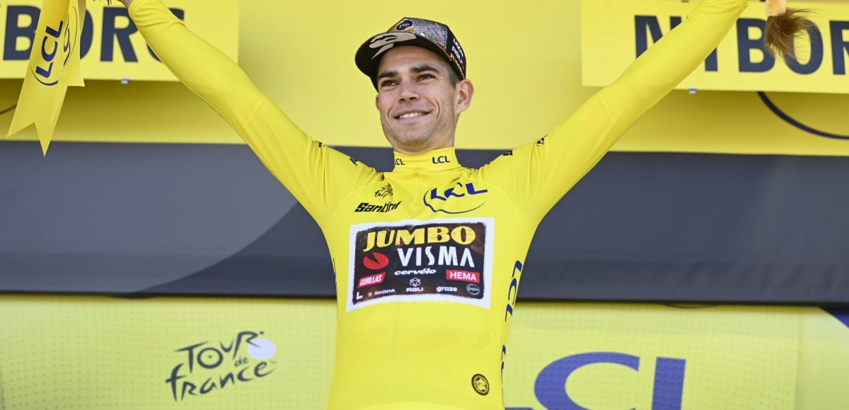 Eerste gele trui voor Wout van Aert in Tour de France: "Dacht dat ik