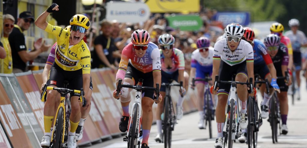 Tweede etappezege Marianne Vos: “Kon enkel hopen dat ik het tot de streep kon volhouden”