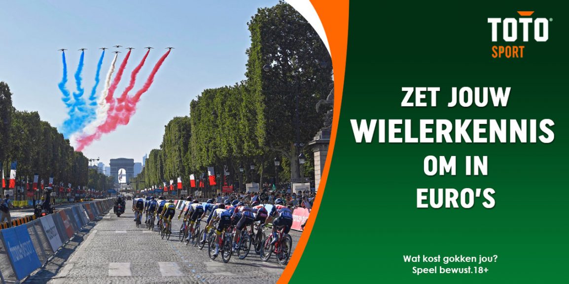 LAATSTE KANS: Wed op de slotetappe van de Tour en krijg een gratis weddenschap van maximaal €50