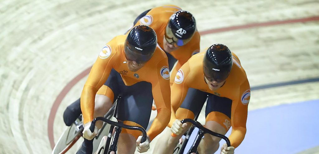 Nederlandse teamsprinters winnen generale repetitie voor Olympische Spelen