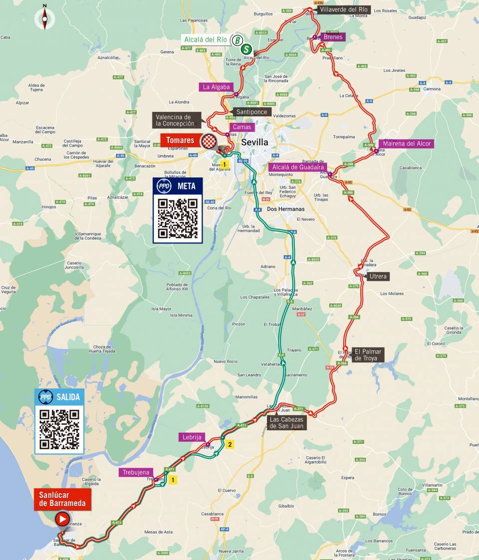 Route Stage 16 Vuelta a Espana 2022