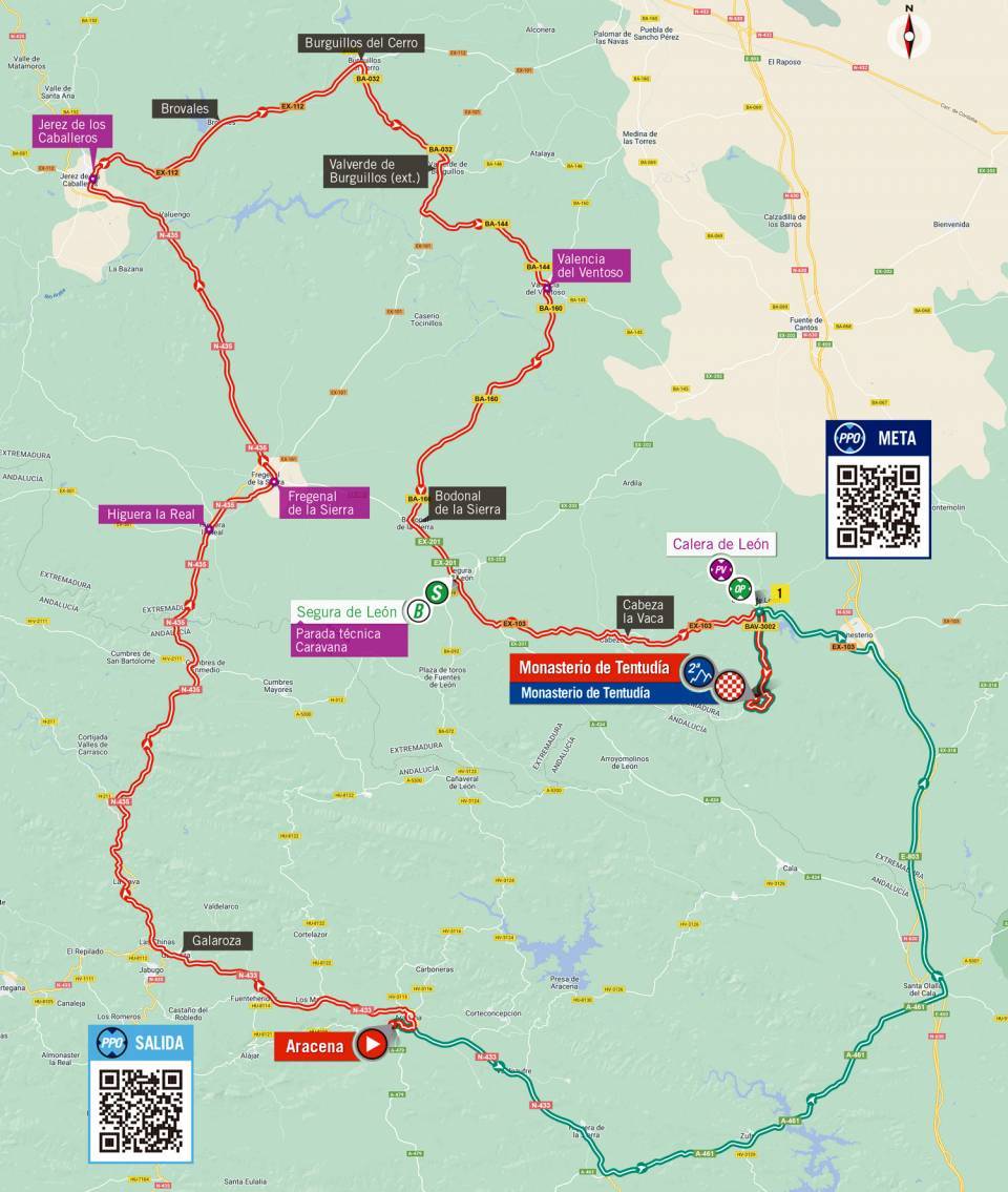 Route Stage 17 Vuelta a Espana 2022