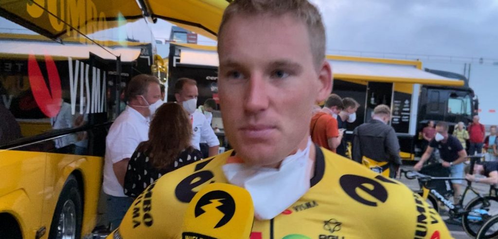 Mike Teunissen geniet van rode trui Robert Gesink in Vuelta: “Bekroning voor hem”