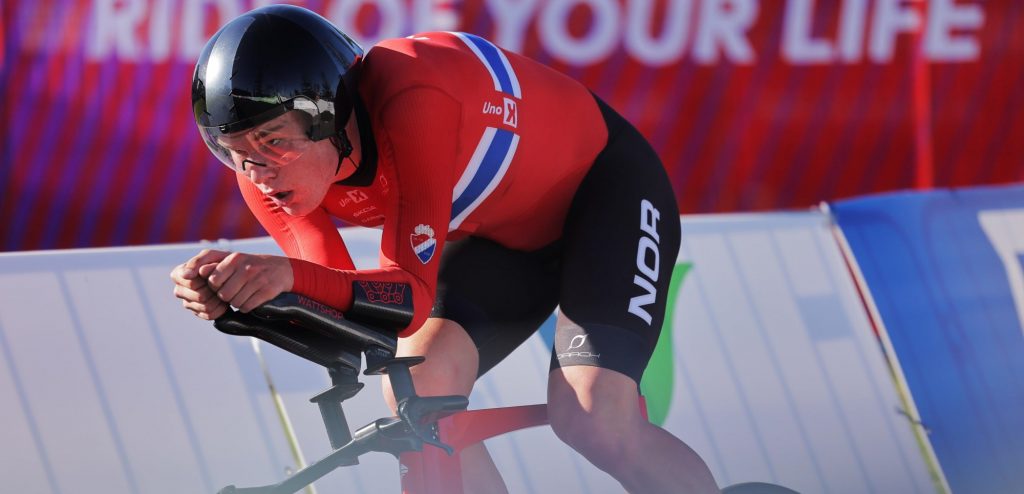 Søren Wærenskjold kroont zich na nagelbijter weer tot Noors kampioen tijdrijden
