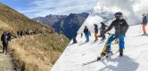 BORA-hansgrohe prepareert skipistes in Sölden voor Wereldbeker skiën