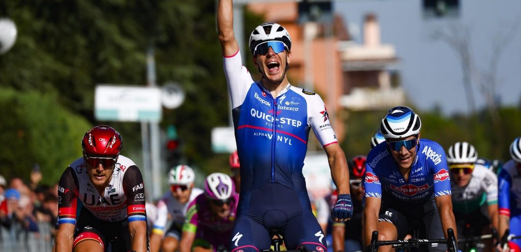 Davide Ballerini snelt naar de zege in vermakelijke Coppa Bernocchi