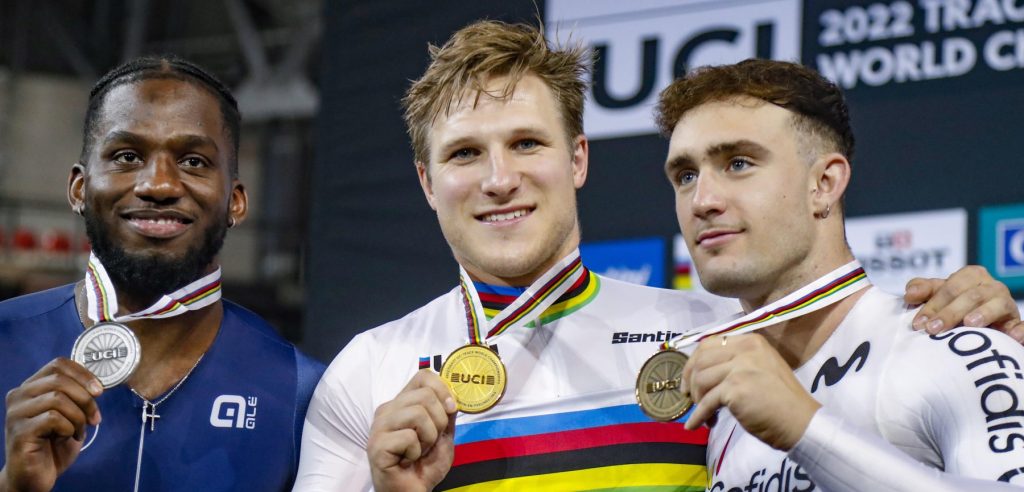 Jeffrey Hoogland wint overtuigend WK-kilometer tijdrit: “Maar voelde me niet zo goed”