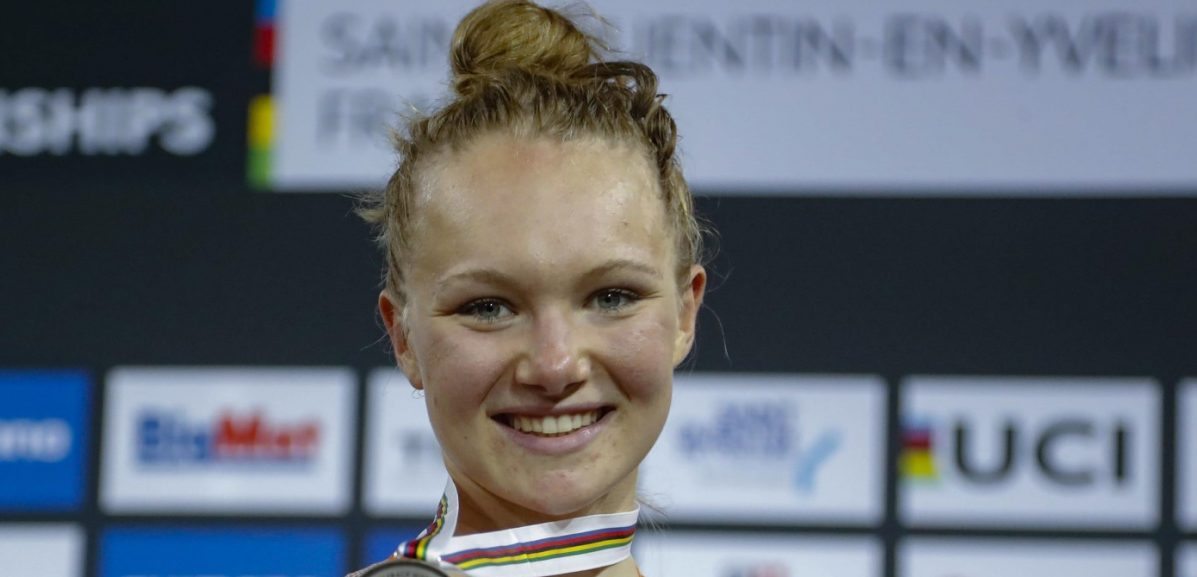 Verrassend zilver voor Maike van der Duin op WK-omnium: “Niet te beschrijven”