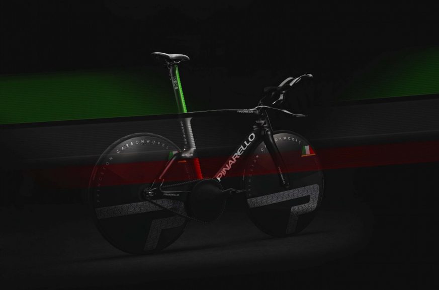 Filippo Ganna valt werelduurrecord aan op 3D-geprinte baanfiets van Pinarello