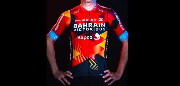 Meer zwart in nieuw tenue Bahrain Victorious voor 2023
