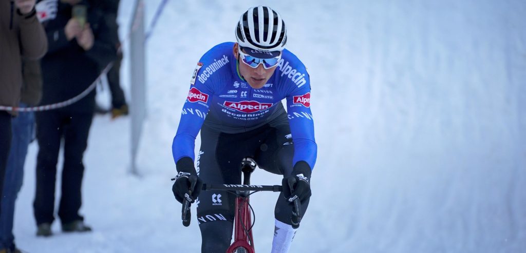 Vader Adrie over Mathieu van der Poel in Val di Sole: “Ik denk dat hij bang was”