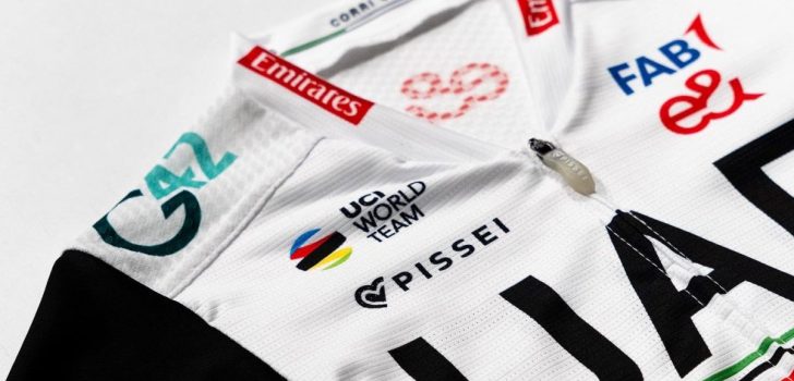 UAE Emirates krijgt nieuwe kledingsponsor, weinig wijzigingen in outfit