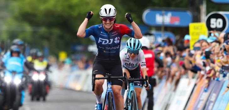 Grace Brown rijdt solo naar zege in GP Prix du Morbihan Femmes
