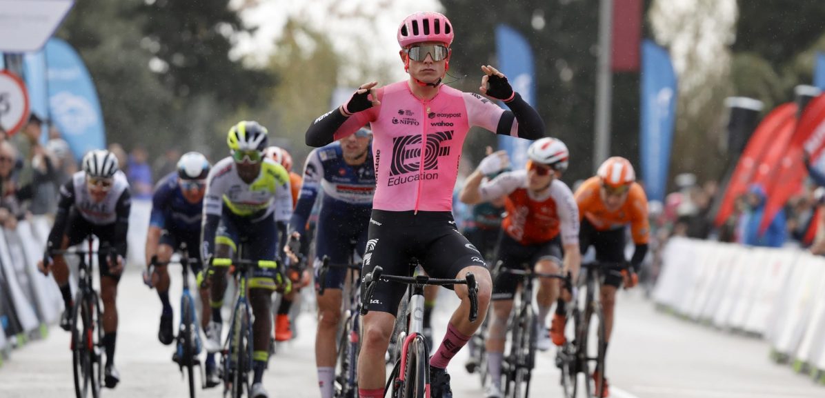 Marijn van den Berg (EF) en Gerben Thijssen (Intermarché) mogen sprinten in UAE Tour