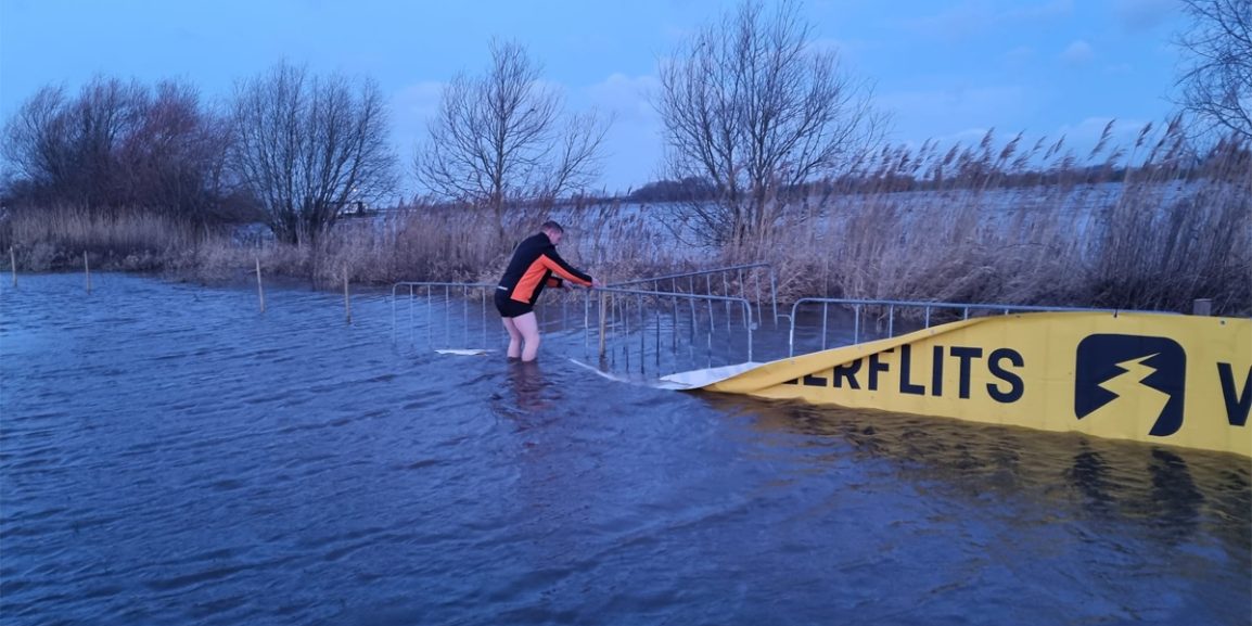 Deel van NK-parcours in Zaltbommel omgelegd door waterpeil