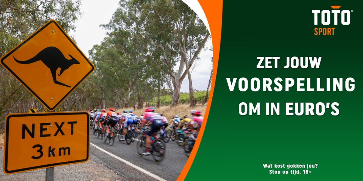 Dit kan je verdienen met een juiste voorspelling voor de Tour Down Under