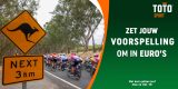 Dit kan je verdienen met een juiste voorspelling voor de Tour Down Under