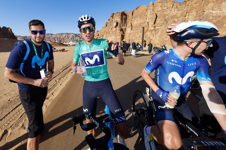 Movistar helpt Ruben Guerreiro aan eindzege in Saudi Tour: “Ik voel me nog 20”