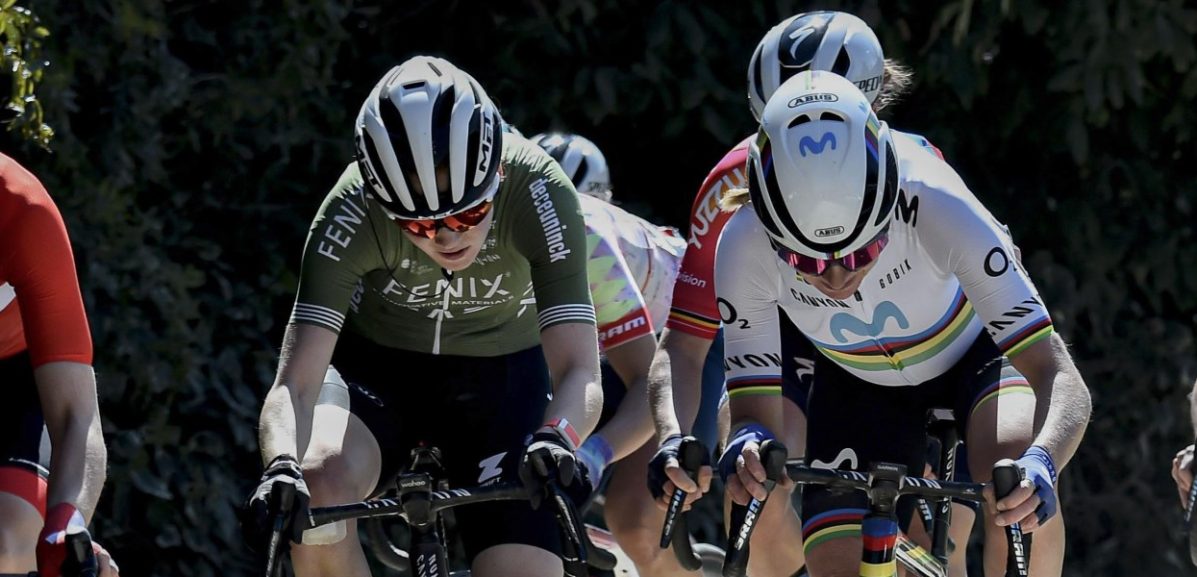 Puck Pieterse na imponerende Strade Bianche: “De weg kan nog eventjes wachten”