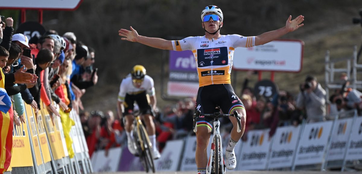 Drie keer scheepsrecht voor Remco Evenepoel in Ronde van Catalonië