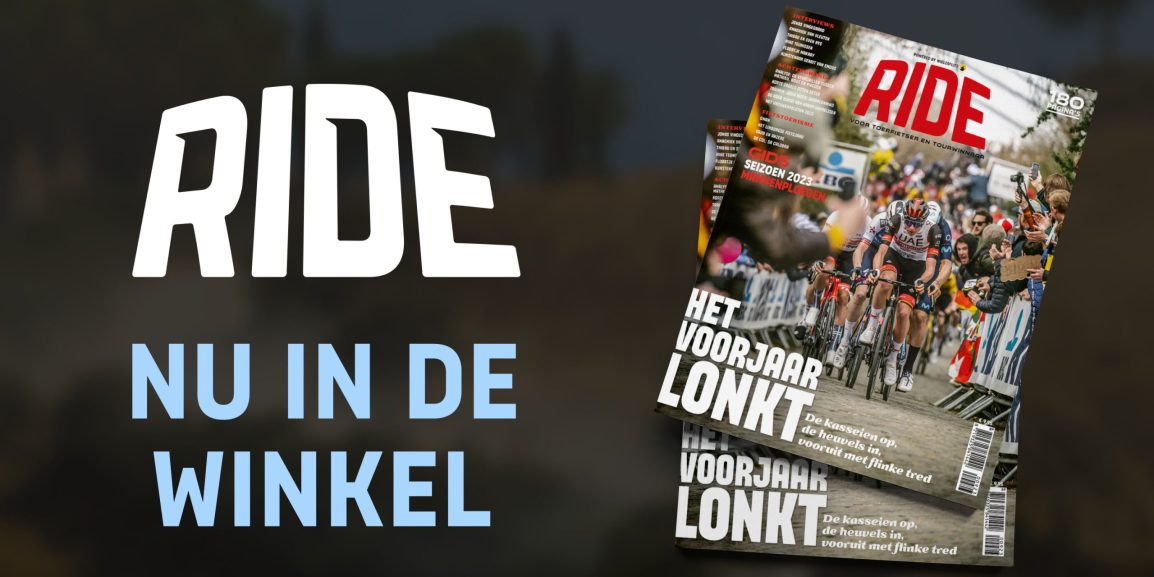 De nieuwe voorjaars-editie van RIDE is nu te koop in de winkel