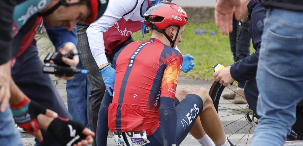 Weer pech voor Ben Turner: Brit opnieuw in de lappenmand na val in de Ronde
