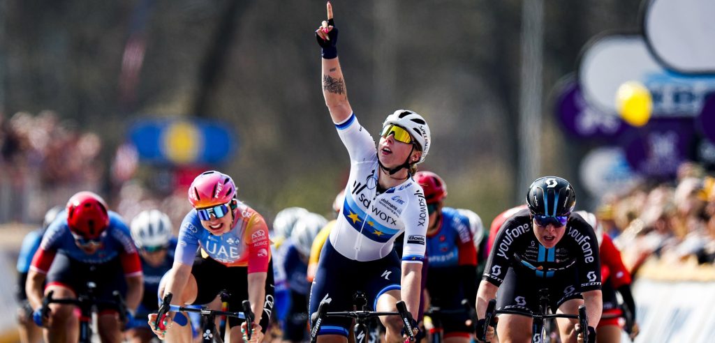 Drie op rij voor Lorena Wiebes in Scheldeprijs na duel met Charlotte Kool