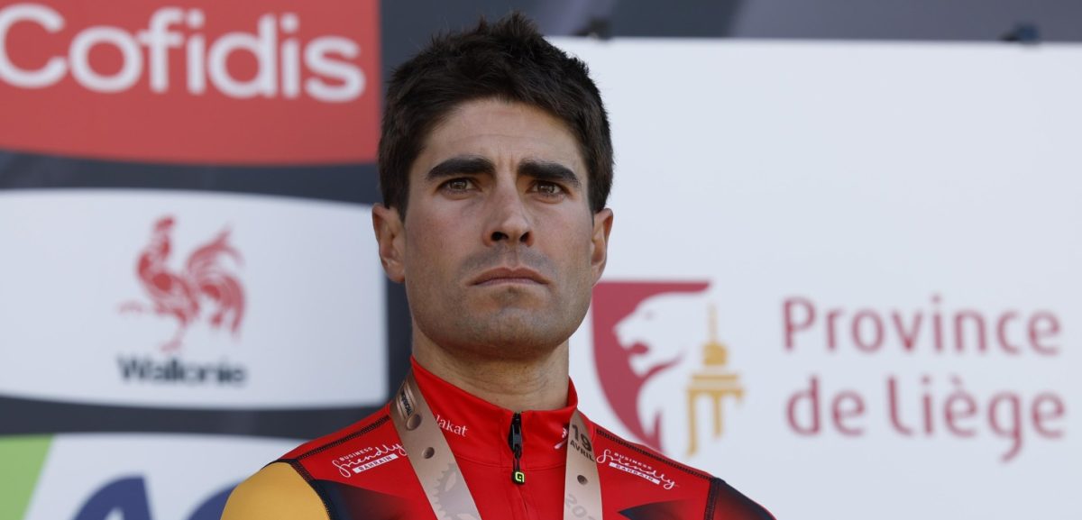 Mikel Landa op het podium van Waalse Pijl: “Heb veel vertrouwen in zondag”